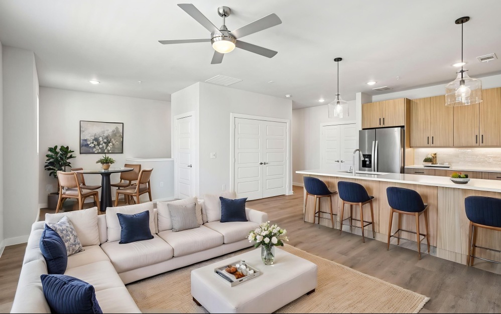B2 Kitchen and Living Room