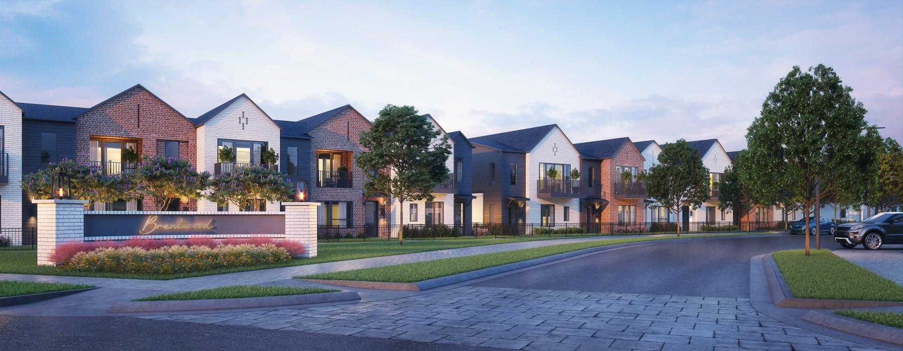 a row of houses