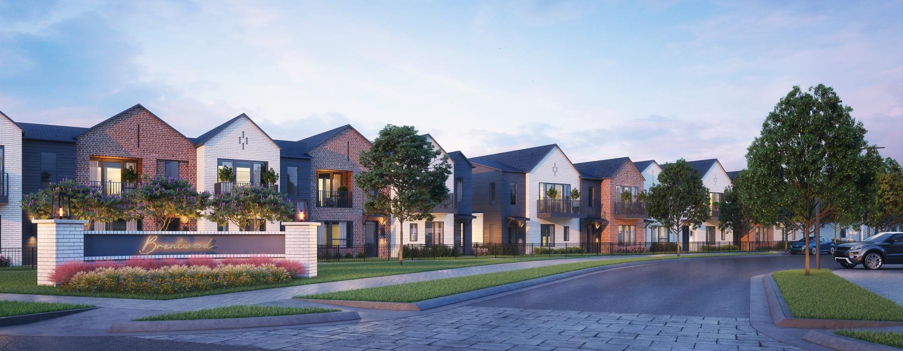 a row of houses